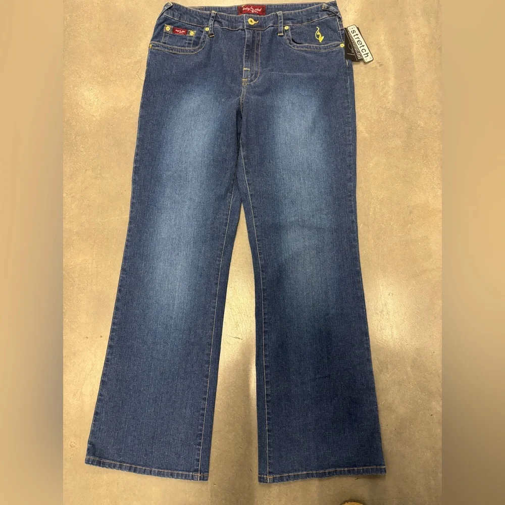 Baby PHAT FASHIONS Bootcut Jeans Size 18W nwt - Picture 1 of 7